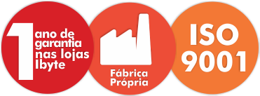 Garantia de 1 Ano diretamente nas lojas ibyte